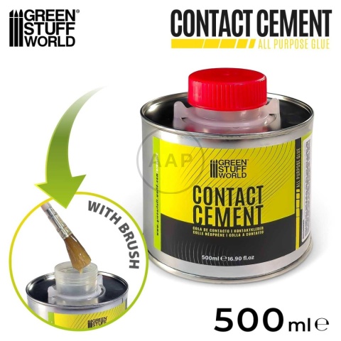 KLEJ UNIWERSALNY Z APLIKATOREM GREEN STUFF WORLD CONTACT CEMENT 500 ML