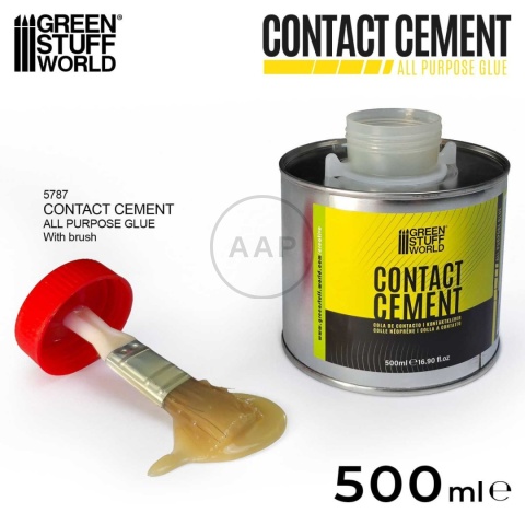 KLEJ UNIWERSALNY Z APLIKATOREM GREEN STUFF WORLD CONTACT CEMENT 500 ML