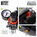 KOMPRESOR DO AEROGRAFU ZE ZBIORNIKIEM GREEN STUFF WORLD 47 dB 5758