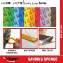 MIRAGE 100101 GĄBKI DO SZLIFOWANIA BASIC SET SANDING SPONGE 10 SZT