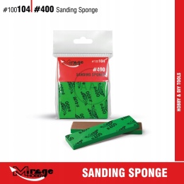 MIRAGE 100104 GĄBKI DO SZLIFOWANIA SANDING SPONGE #400 6 SZT