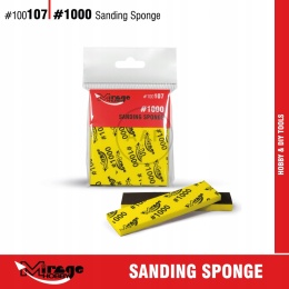 MIRAGE 100107 GĄBKI DO SZLIFOWANIA SANDING SPONGE #1000 6 SZT