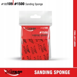 MIRAGE 100109 GĄBKI DO SZLIFOWANIA SANDING SPONGE #1500 6 SZT