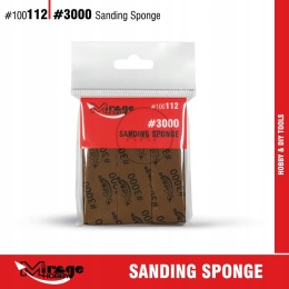 MIRAGE 100112 GĄBKI DO SZLIFOWANIA SANDING SPONGE #3000 6 SZT