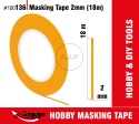 MIRAGE 100136 TAŚMA MASKUJĄCA MASKING TAPE 2mm (18m)
