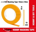 MIRAGE 100140 TAŚMA MASKUJĄCA MASKING TAPE 18mm (18m)