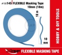 MIRAGE 100145 TAŚMA MASKUJĄCA ELASTYCZNA FLEXIBLE MASKING TAPE 10mm (18m)