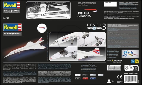 MODEL DO SKLEJANIA REVELL CONCORDE BA/AF 1:144
