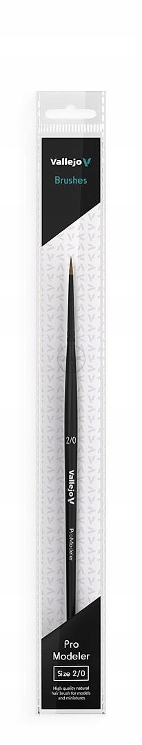PĘDZEL VALLEJO PRO MODELER NATURAL HAIR ROUND NO. 2/0 B01020
