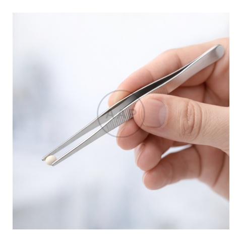 PĘSETA PINCETA UNIWERSALNA DŁUGA PROSTA 18 CM