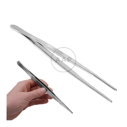 PĘSETA PINCETA UNIWERSALNA DŁUGA PROSTA 18 CM