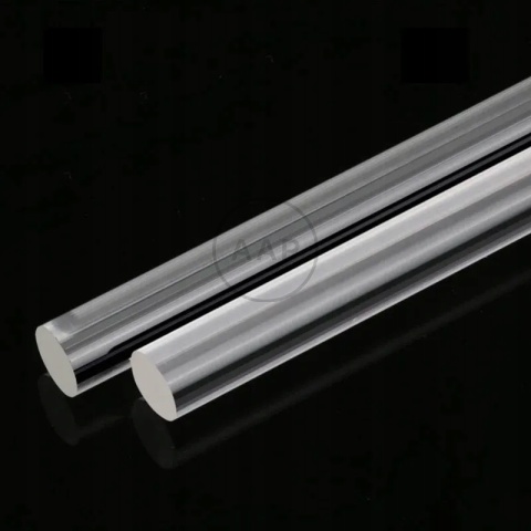 PRĘT AKRYLOWY WAŁEK PLEXI fi 6 mm 50 cm 1 SZTUKA