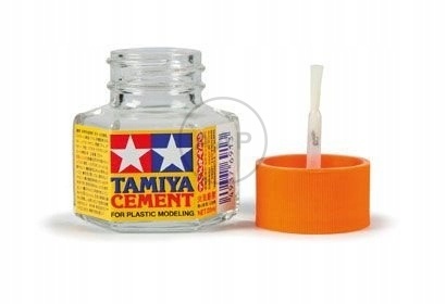 TAMIYA 87012 CEMENT 20 ML - KLEJ SZYBKOSCHNĄCY Z PĘDZELKIEM