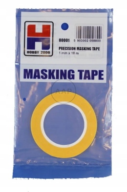 TAŚMA MASKUJĄCA HOBBY 2000 80001 PRECISION MASKING TAPE 1MM X 18M