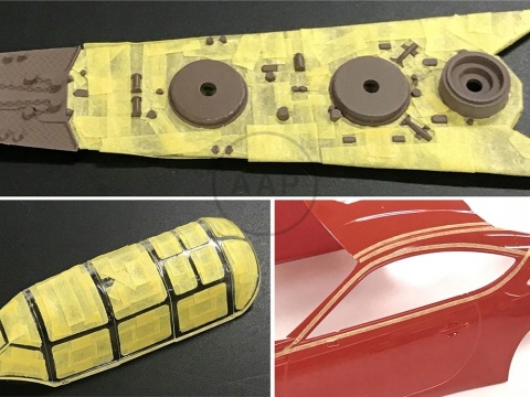 TAŚMA MASKUJĄCA HOBBY 2000 80007 PRECISION MASKING TAPE 4 MM X 18M