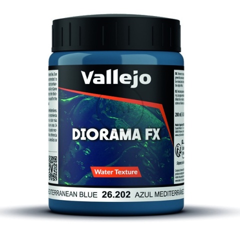 VALLEJO DIORAMA EFFECT 200 ML - WODA BŁĘKITNA 26202