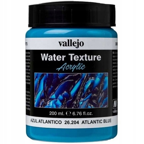VALLEJO DIORAMA EFFECT 200 ML - WODA BŁĘKITNY ATLANTYK 26204