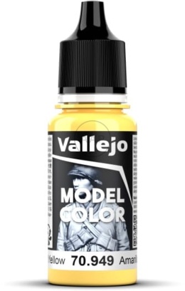VALLEJO FARBA MODEL COLOR 18 ML LIGHT YELLOW 70949