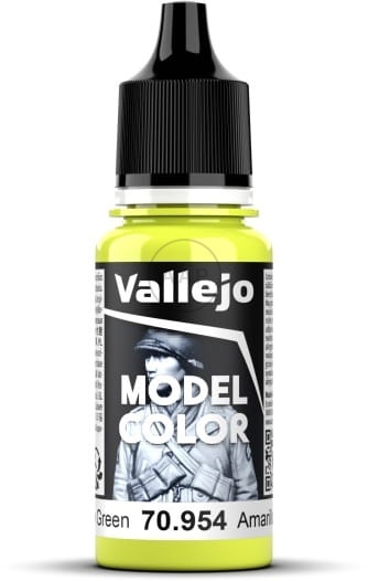 VALLEJO FARBA MODEL COLOR 18 ML YELLOW GREEN 70954