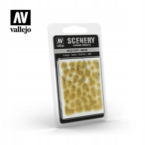 ROŚLINY VALLEJO WILD TUFT - BEIGE 6 mm 420
