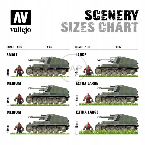 ROŚLINY VALLEJO WILD TUFT - SWAMP 8mm
